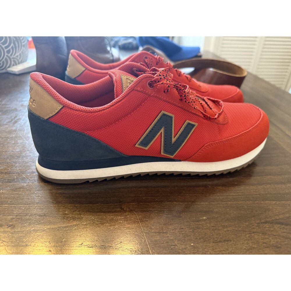 Men's New Balance MZ501WXA, Red/Navy, mesh, suede size 10.5